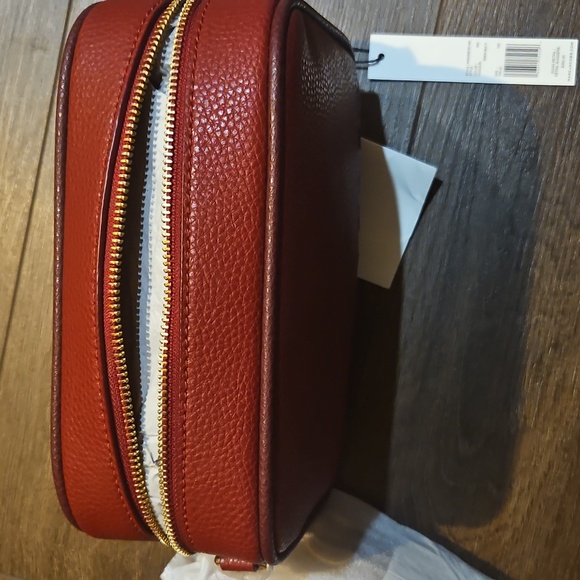 Marc Jacobs Bi Color Bold Flash Leather Camera Bag Red - Picture 13 of 16